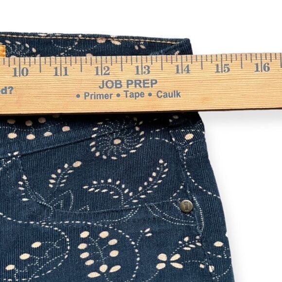 Anthropologie Pilcro And The Letterpress Corduroy Pants Navy Blue  size 27 195 - Picture 4 of 8